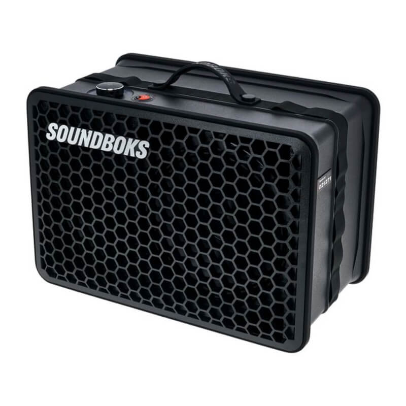Sort SOUNDBOKS GO med frontgrill